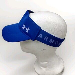 Under Armour Women's Launch Run Visor Royal Blue EUC Golf Tennis Fishing